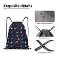 thumbnail image 4 of Balery Space Dinosaur Pattern Drawstring Backpack Bag Sport Gym Sackpack Cinch Bags Pattern Drawstring Backpack Bag Sport Gym Sackpack Cinch Bags -Small, 4 of 6