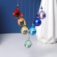 thumbnail image 4 of Atrapasueños decorado con cristal colgante, paquete de 2 arcoíris para ventana, hogar, oficina, jardín, 4 of 5