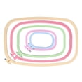 thumbnail image 2 of Cross-Stitch Hoops, Embroidery Hoops, 5Pcs Embroidery Frame For Student, 2 of 8