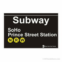 SoHo Station NYC Subway Magnet - New York City MTA Station Souvenir Gift