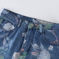 thumbnail image 6 of Jeans for Women Wide Leg Denim Pants Floral Lightweight Trendy Lounge Pants Pants for Ladies Light Blue XL, 6 of 9
