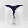 thumbnail image 4 of SEMIMAY Mens Simple Personality Fashion Casual Mini Thong Underwear T Pants Solid Ice Silk, 4 of 4