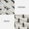 thumbnail image 4 of Christmas Pillow Covers 18x18 Set of 2, Black Chirstmas Tree Decorations Throw Pillow Covers Outdoor Winter Holiday Farmhouse Xmas Cushion Case Linen Square for Home Couch Sofa, 4 of 6