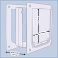 thumbnail image 4 of TRIXIE 2-Way Pet Door for Doors with Lockable Panel, For Medium to Large Dogs, 4 of 7