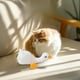 thumbnail image 3 of Juguetes interactivos | Juguetes rellenos para gatos, juguetes masticables, juguetes para patear, juguetes antiestrés para gatos, color blanco, 3 of 5