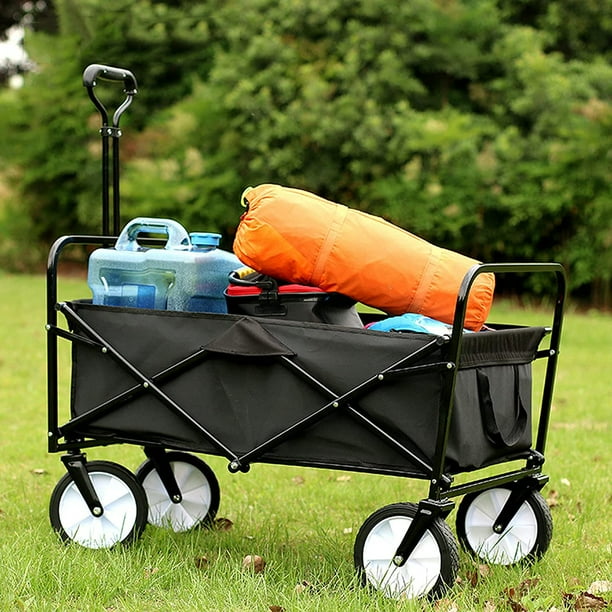 Chariot de déchargement de jardin robuste, tombereau, chariot Gorilla avec  côtés amovibles et pneus de 13 pouces et capacité de 440 livres 