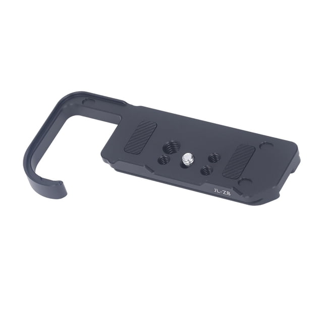 Placa Base De Extensión De Cámara, Accesorio De Vídeo Para Cámara De aleación De Aluminio Ligero Antideslizante Con Orificio Para Tornillo De 1/4 Pulg. 3/8 Pulg. Para Z8