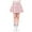 Pink, variant on Youmylove Girls Pleated Plaid Mini Skirt Girl Skirts Skorts Outfits With Bowknot Leisure Child Clothing
