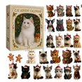 thumbnail image 1 of Christmas Cat Toy Advent Calendar 2025 Cute Cat Calendar with 24 Boxes Artistic Holiday Ornament for Boys Girls Adult, 1 of 4