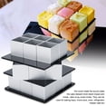 thumbnail image 3 of ThreeLayer 3D Metal  Cake Mould for Rotation Mousse Cake, Sturdy Aluminum Acrylic Plate, 3 of 8