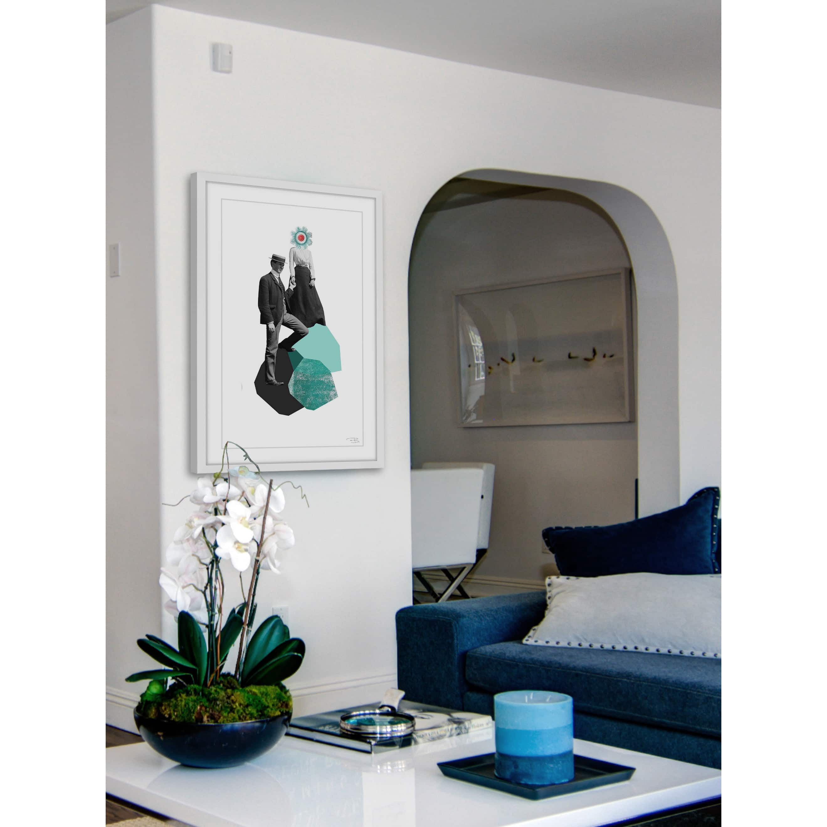 Marmont Hill "Vacas" by Bengoa Vazquez Framed Painting Print