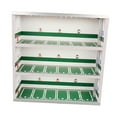 thumbnail image 1 of Xuanheng 1/64 Model Car Display Case Parking Lot Scene Ornament Dustproof Storage Box Green, 1 of 8