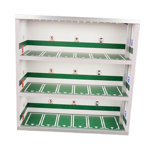 Xuanheng 1/64 Model Car Display Case Parking Lot Scene Ornament Dustproof Storage Box Green