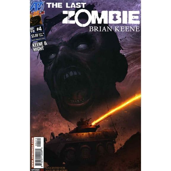 Last Zombie, The #4 VF ; Antarctic Comic Book