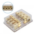 thumbnail image 1 of 12V 60A Car Auto Stereo Audio Circuit Blade Fuse Holder Box Block 1 in 4 Ways Out for Cars Trucks Boats, 1 of 7