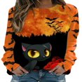 thumbnail image 1 of Déguisement de Fête Sweat-Shirt Halloween Bande Dessinée à Manches Longues Col Rond, 1 of 6
