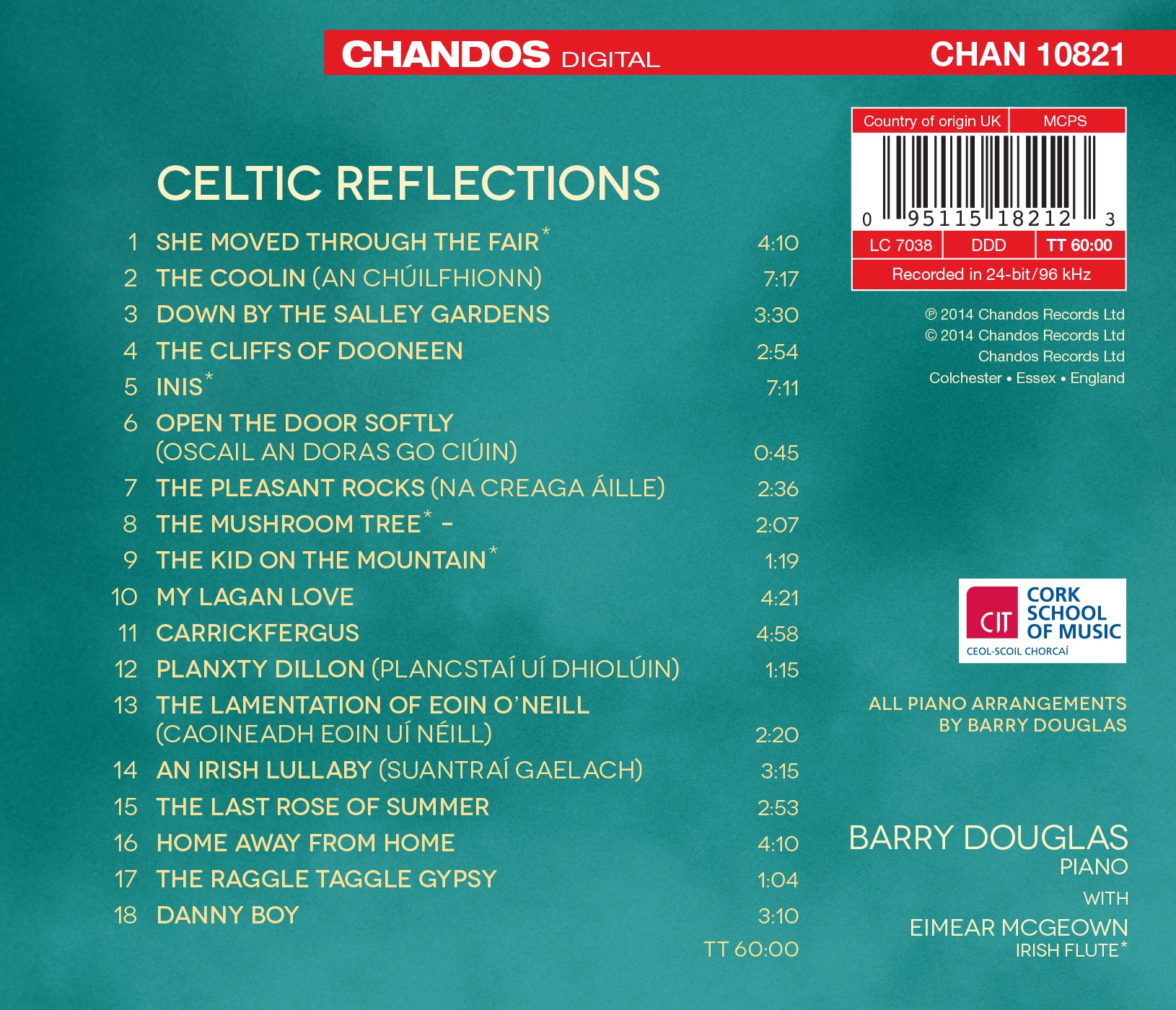 Douglas / McGeown - Celtic Reflections - Music & Performance - CD