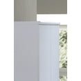 thumbnail image 3 of Hodedah 2-Door Wardrobe with 4-Shelves, White, 3 of 6