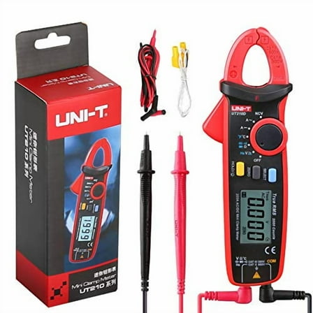 UT210D Digital AC/DC Current Voltage Resistance Capacitance Clamp Meter$$Electrical