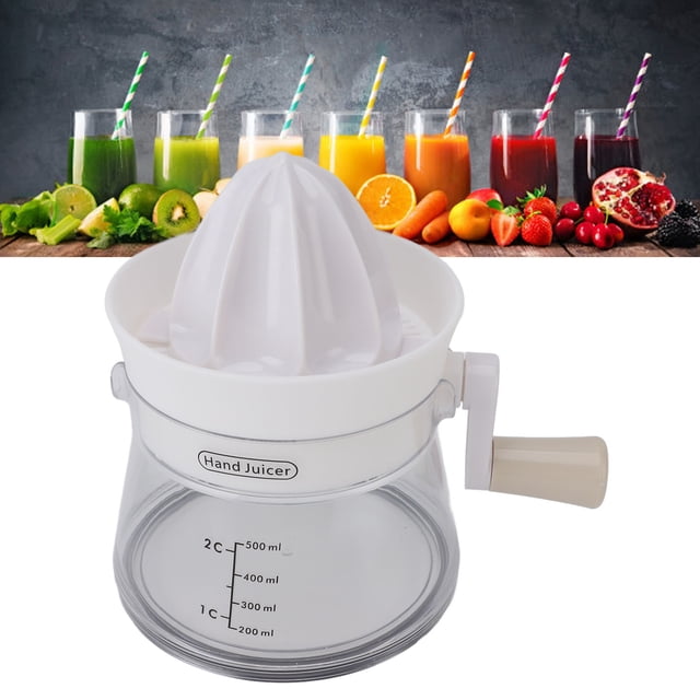 Manual de Exrimidor de Cítricos, Extractor Compacto de Mano, Adecuado para Limón, Naranja, Hecho de Material Abds PP