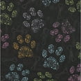 thumbnail image 4 of CTM Colorful Dog Paw Print Bandana, 4 of 4