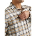 thumbnail image 4 of ATG by Wrangler Men's Long Sleeve Hike to Fish Shirt, Bistre Plaid, 4 of 5
