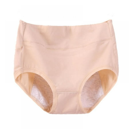 

Linen Purity Briefs Panties for Women Women Crotch Cotton Comfortable Breather Soft Mid-Waist Underwear Physiological Lengthen Briefs