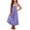 Purple, variant on Ruyang Girls Overall Dresses Spaghetti Strap Sleeveless Maxi Dress Flowy A-Line Beach Vacation Casual Dress for Kids