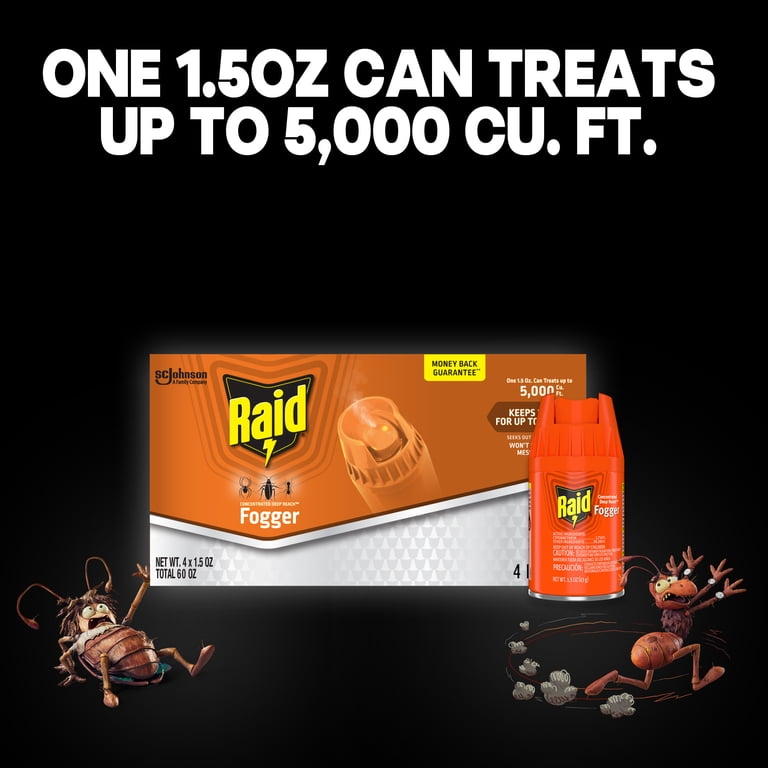 Raid Deep Reach Pest Fogger, 1.5 fl oz, 4 Count photo 7