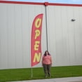 thumbnail image 2 of Vispronet Open Flag, 13.5ft Pole Set, Ground Stake, Indoor and Outdoor, 2 of 8