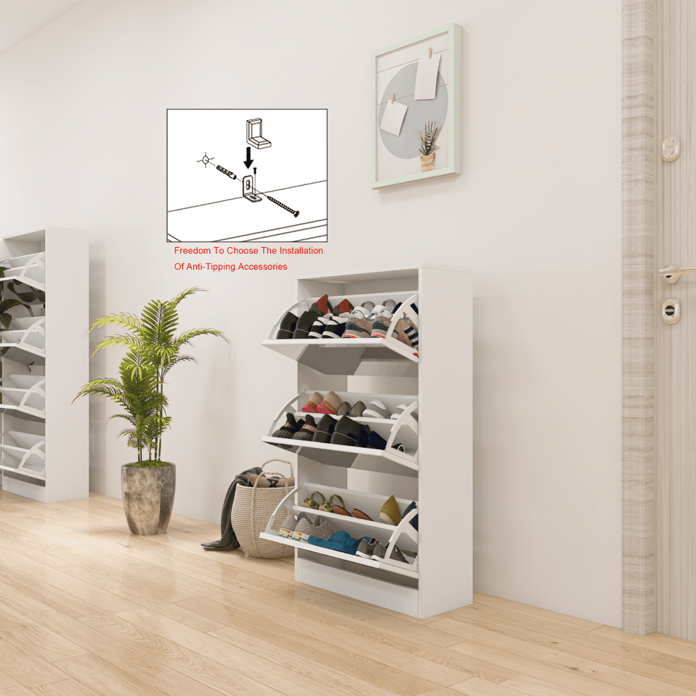 Mirrored shoe cabinet groupon outlet