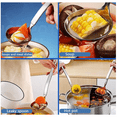 thumbnail image 5 of Soup Ladle Metal Stainless Steel Ladles Spoon And Slotted Colander Spoon Set Small Soup Ladle With Holes Strainer Scoop Ladles For Serving Gravy Hot Pot Or Restaurant,2 Piece Set Utensils Kitchenware, 5 of 7