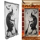 thumbnail image 4 of Cortinas de ventana negras cortinas ligeras que bloquean la ventana paneles decorativos de gasa para ventana de Halloween cortina de encaje transpirable con patrón de bruja de ANGGREK Otros, 4 of 8