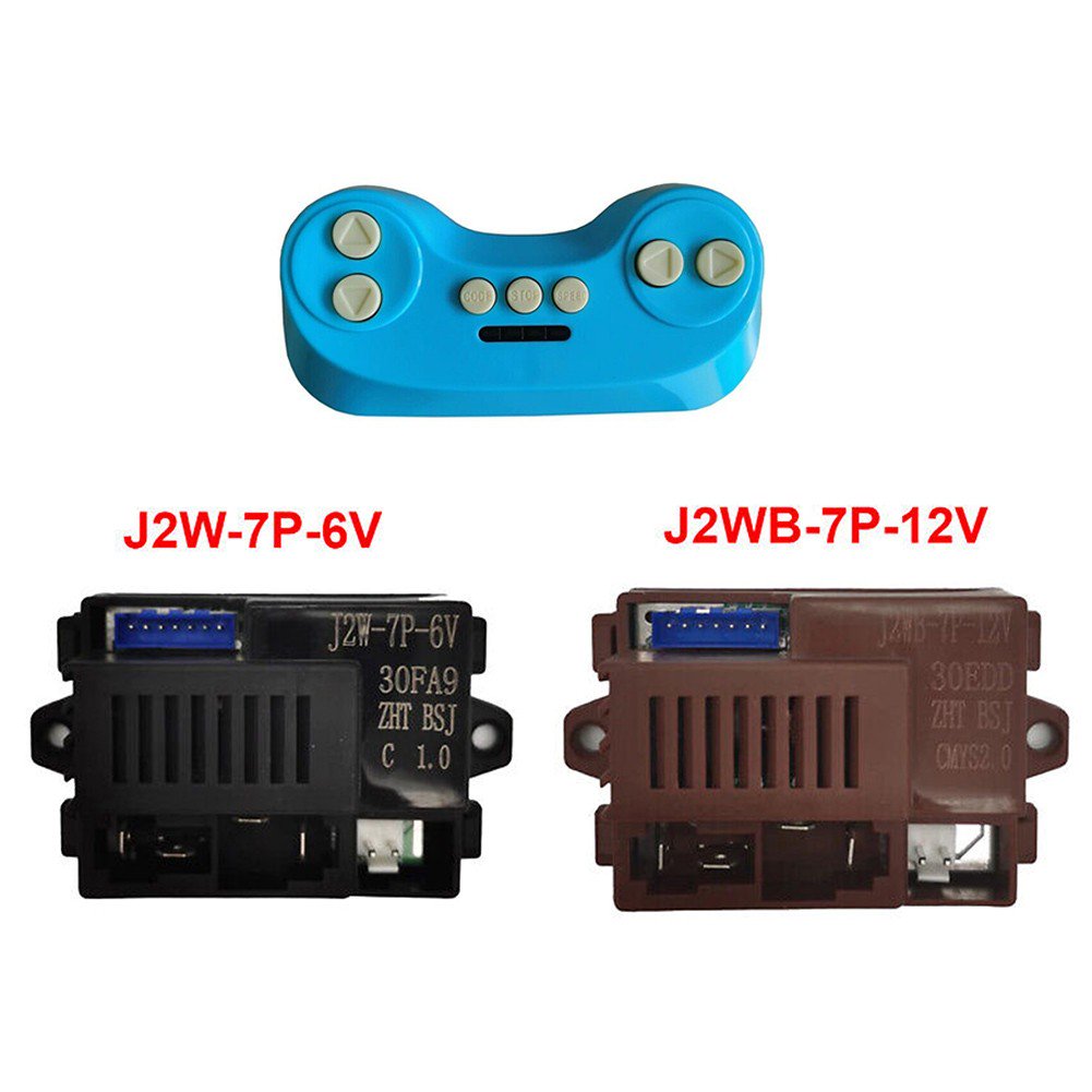 Récepteur Manette Pour Voiture électrique Enfant 12V - Modèle J2WB-7P / J2W-7P-6V