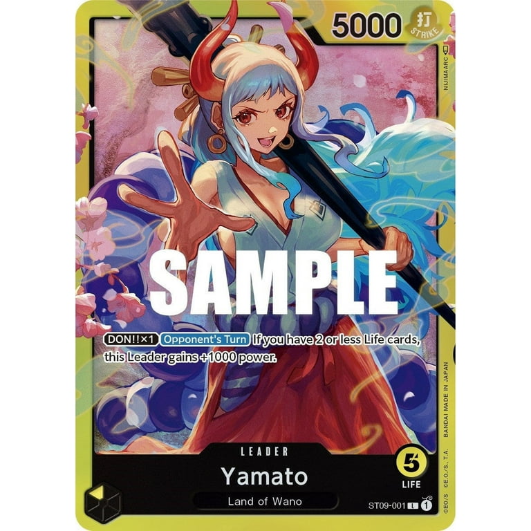 one piece tcg starter deck 9 9: Yamato [ST-09] Its an invitation to live out frenzied duels Thunder Bagua Price & Card