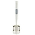 thumbnail image 2 of Toilet Brush with Soap Dispenser Refillable Household Toilet Brush Cleaner No Dead Angle Compact Toilet Brush with Base Deep-Cleaning Wall Mounted Brush for Toilet Bathroom Clean, 2 of 10