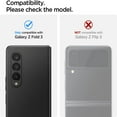 thumbnail image 4 of Designed for Galaxy Z Fold 3 Camera Lens Protector   3 Pack Tempered Glass Camera Protector for  Galaxy Z Fold3 5G 2021  Black, 4 of 8