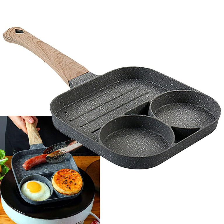 Pack Of 2 Mini Frying Pan, Mini Non-stick Pan, Fried Egg Pan, Egg Frying Pan,  Non-stick Omelet Pan With Insulating Protective Handle For Frying Eggs