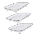 thumbnail image 1 of 3 Pack Fryer Rack Set, 304 Stainless Steel Square Cooking Rack for Grilling Frying Steaming with Detachable Oil Filter Net for Air Fryer Inner Pot, 1 of 7