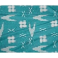 thumbnail image 4 of oneOone Polyester Lycra Fabric Arrow Sign & Check Kasuri Print Sewing Fabric BTY 56 Inch Wide, 4 of 4