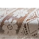 thumbnail image 4 of Juego de varillas para cortinas con acabado de flores beige huecas americanas sin perforaciones, 4 of 5