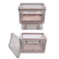 thumbnail image 4 of Bac de Rangement en Plastique, Bac de Rangement Empilable à Double Porte pour Bureau pour Maison, 4 of 8