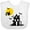 AA-White, variant on Inktastic Halloween Haunted House Witch and Bats Boys or Girls Baby Bib
