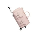 thumbnail image 1 of Bolsa de Viaje Yinane con Ruedas y Barra de Tracción para Traje Rosa, 1 of 8