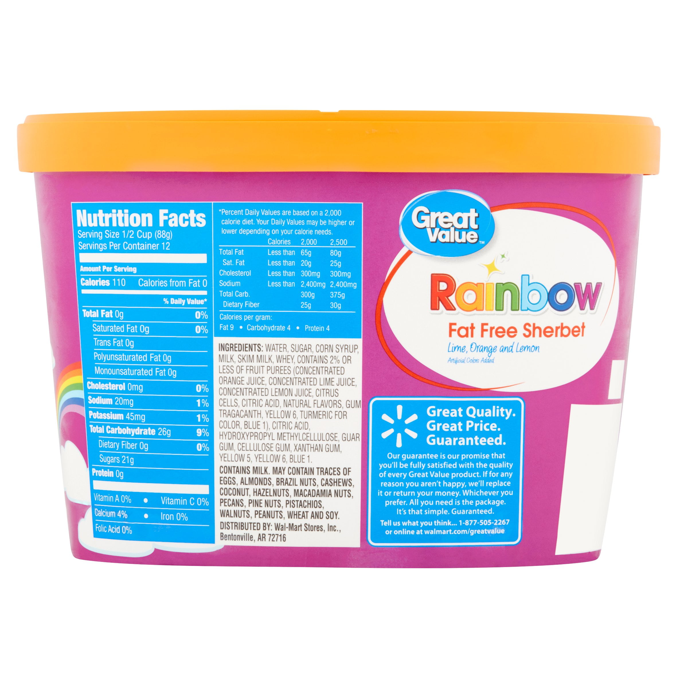 Sherbet Ice Cream Nutrition Facts Besto Blog