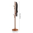 thumbnail image 2 of Sonew Coat Rack , Clothes Hanger,Wooden Hanger Floor Standing Coat Rack Home Furniture Clothes Round Base Rack, 2 of 8
