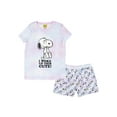 thumbnail image 7 of Peanuts Girls' I Woke Up This Cute Snoopy Tie-Dye Sleep Pajama Set Shorts, 7 of 7