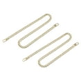 thumbnail image 1 of Correas de cadena planas de hierro Unique Bargains 32' 2uds Tono Dorado, 1 of 6