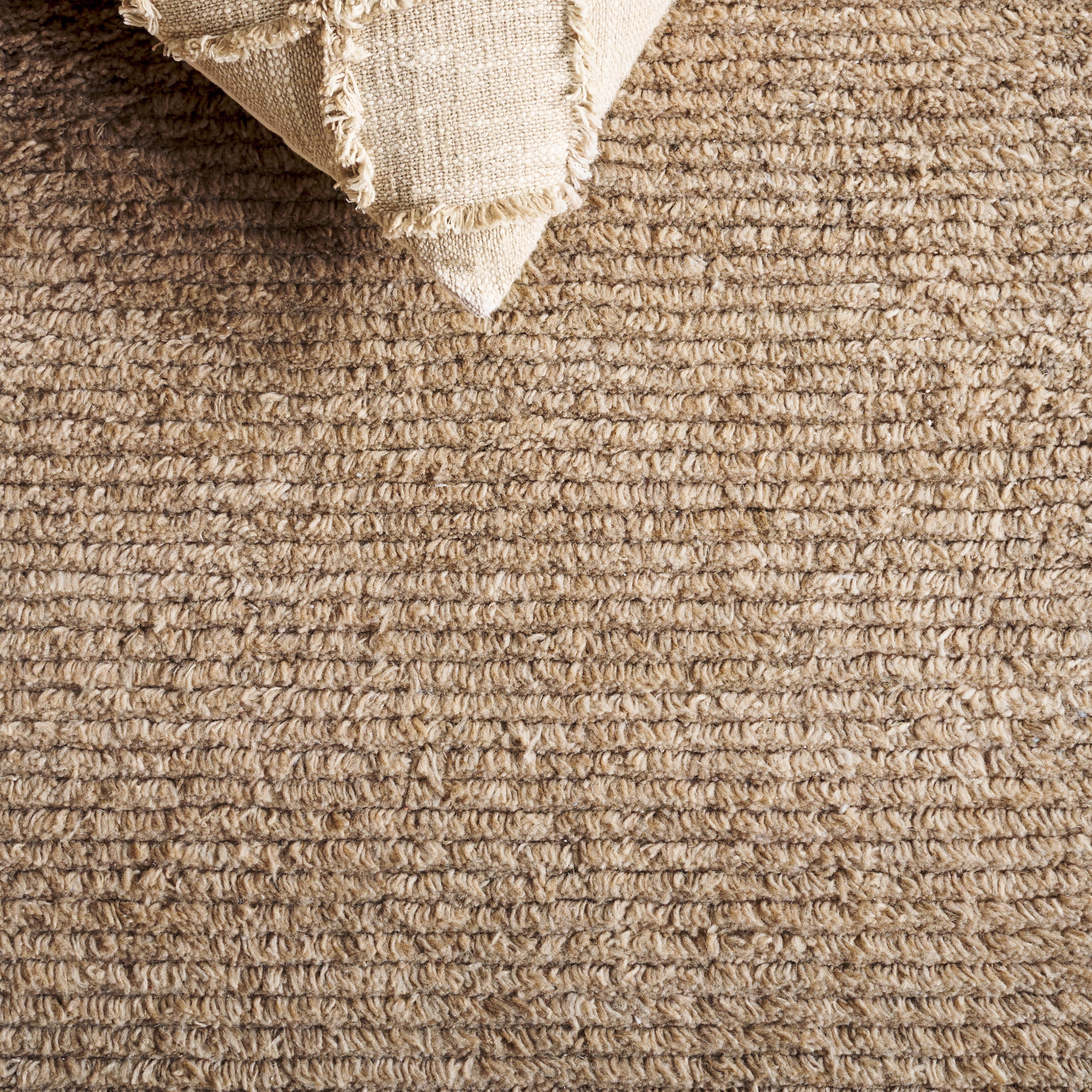 SAFAVIEH Renewal Gale Bordered Area Rug, Brown/Ivory, 6' x 6' Round