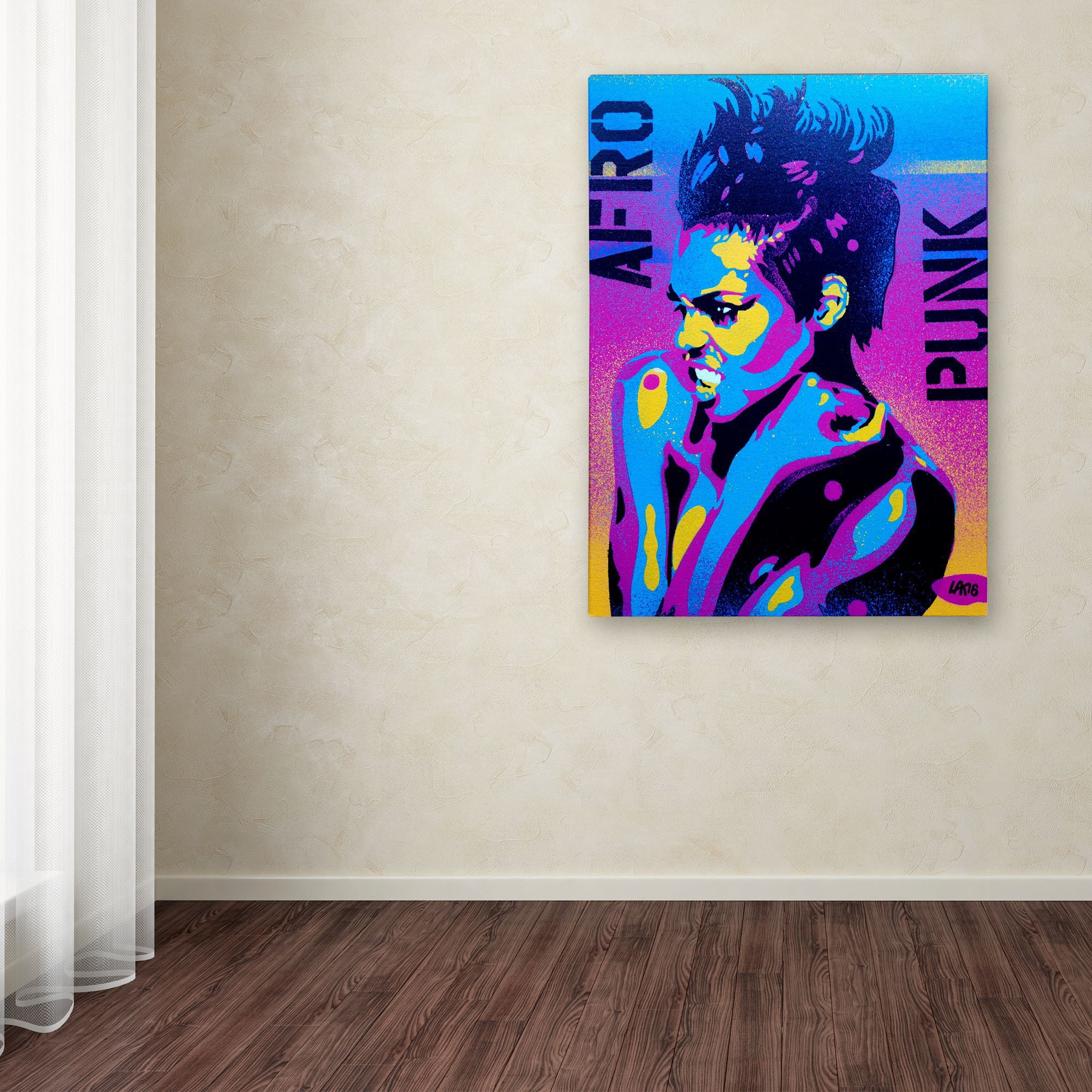 Trademark Fine Art 'Afro Punk 2' Canvas Art by Abstract Graffiti